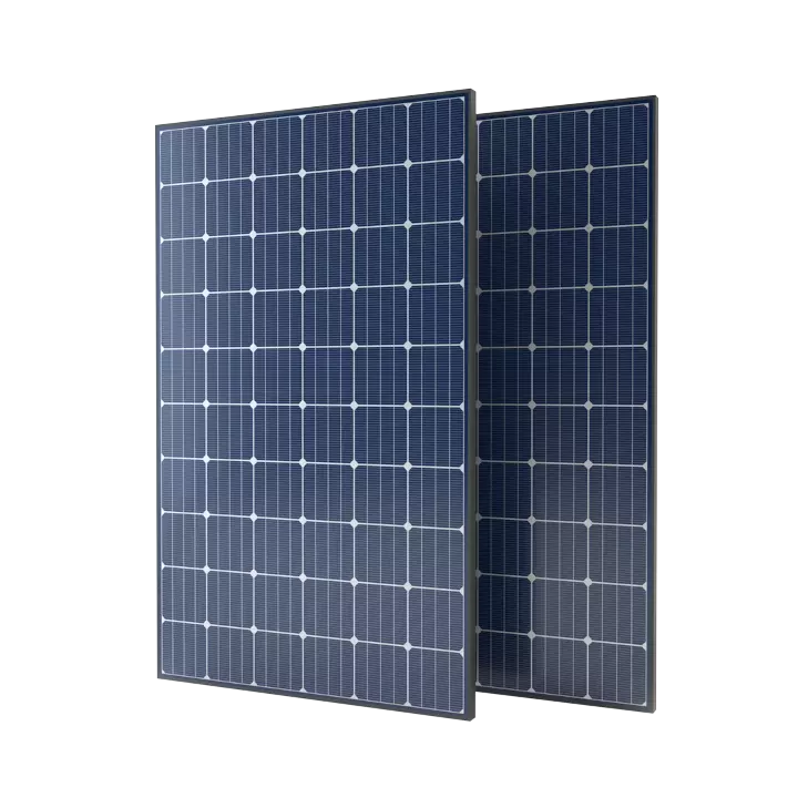 Zwei Solarmodule, beispielhaft, dekorativ